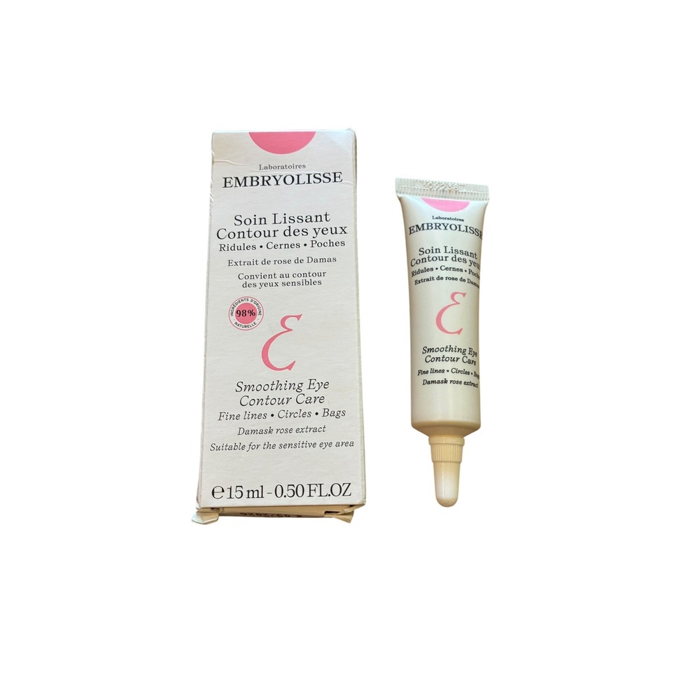 Embryolisse Smoothing Eye Contour Care 15ml Damask Rose NIB‎